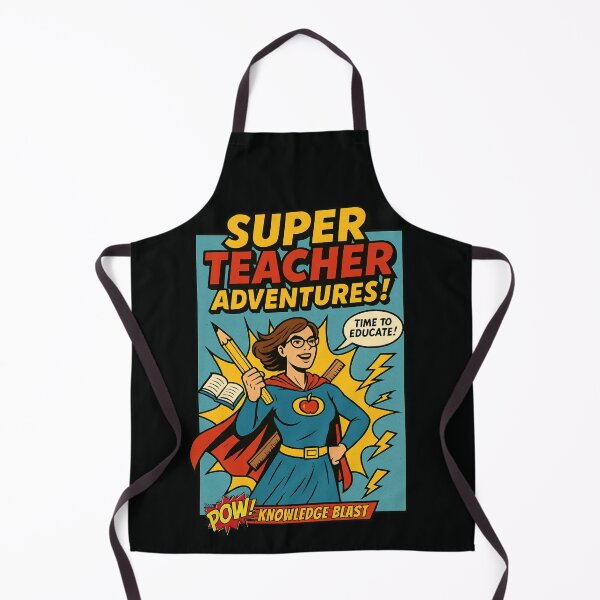 Item preview, Super Teacher Comic Hero – Knowledge Power designed and sold by SidTastic .