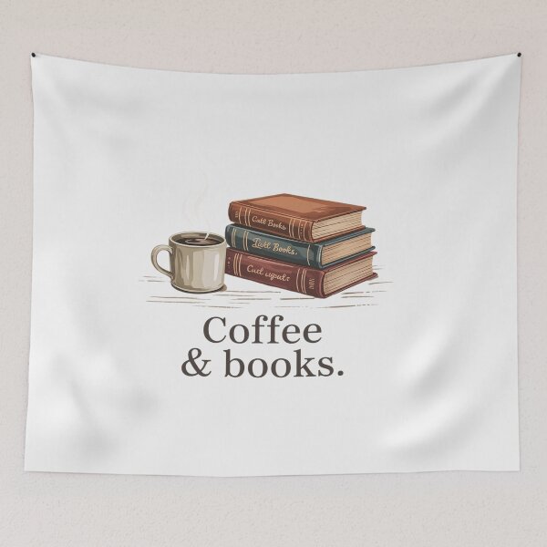 Item preview, Coffee & Books designed and sold by ConceptThena.