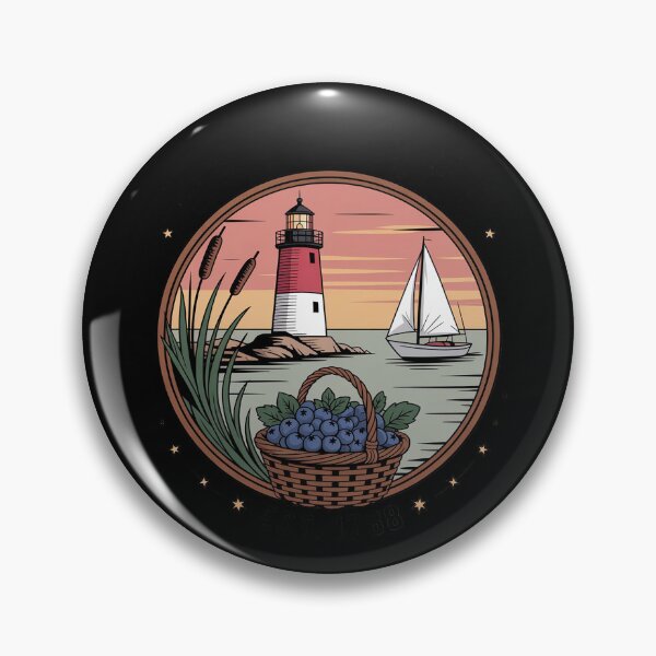 Item preview, Maryland State 1788 Sailboat Lighthouse Bay designed and sold by LittleDame.