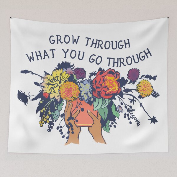 Item preview, Grow Through What You Go Through designed and sold by fabfeminist.