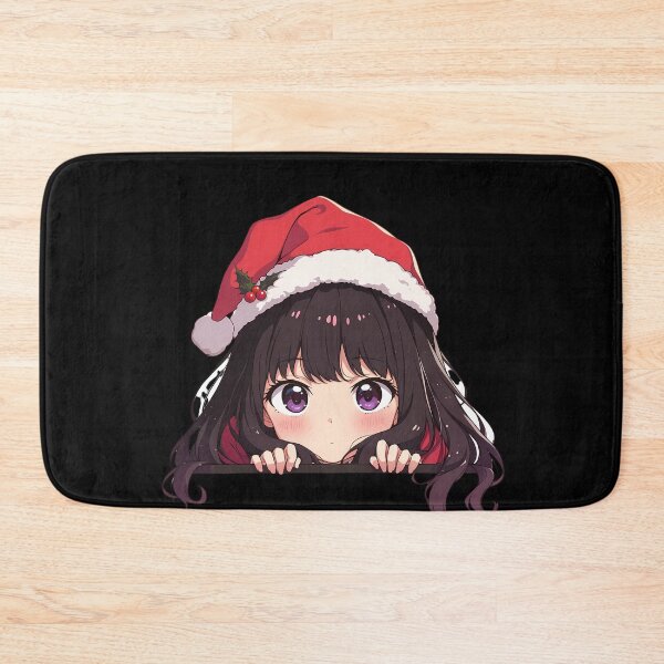 Item preview, Takina Inoue Lycoris Recoil Chibi Kawaii Christmas Peeker Anime Cute Holiday Charm designed and sold by HumbertoValveno.