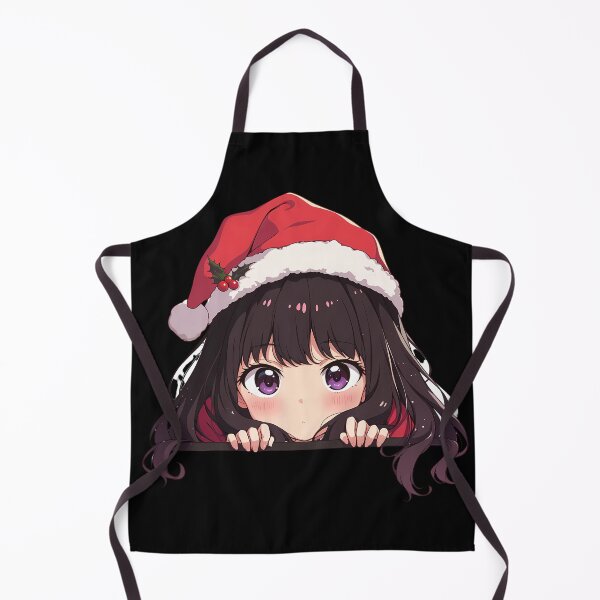 Item preview, Takina Inoue Lycoris Recoil Chibi Kawaii Christmas Peeker Anime Cute Holiday Charm designed and sold by HumbertoValveno.