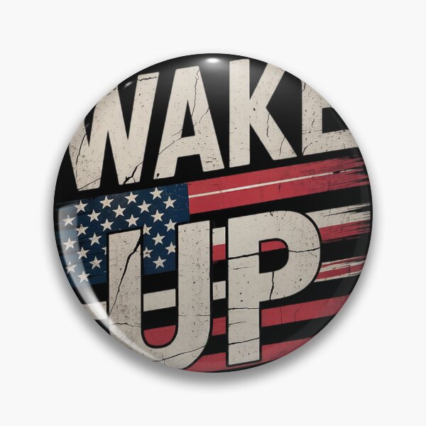 Item preview, Wake Up America 2024 election Harris vs trump  designed and sold by InspiredFoul.