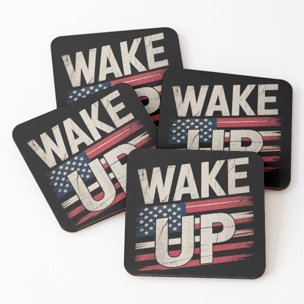 Item preview, Wake Up America 2024 election Harris vs trump  designed and sold by InspiredFoul.