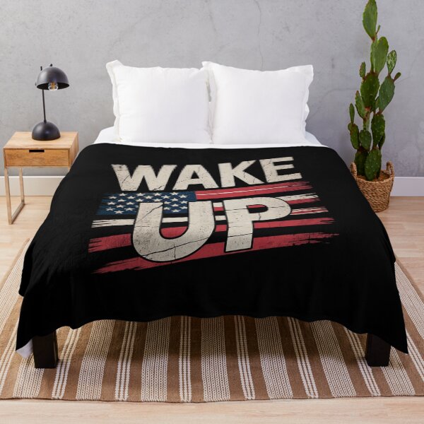 Item preview, Wake Up America 2024 election Harris vs trump designed and sold by InspiredFoul.