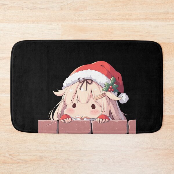 Item preview, Kancolle Yuudachi Kantai Collection Chibi Kawaii Christmas Peeker Anime Girl Holiday Joy designed and sold by HumbertoValveno.