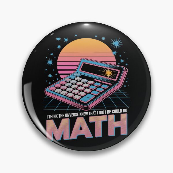 Item preview, Math Calculator Funny 80s Nerd designed and sold by LittleDame.
