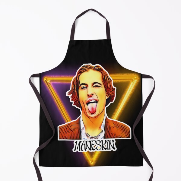 Item preview, Damiano David Retro Neon Portrait – Bold Artistic Style designed and sold by markelhovardt.