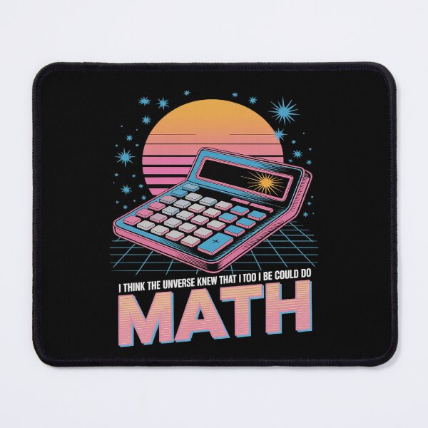 Item preview, Math Calculator Funny 80s Nerd designed and sold by LittleDame.