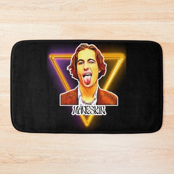 Item preview, Damiano David Retro Neon Portrait – Bold Artistic Style designed and sold by markelhovardt.