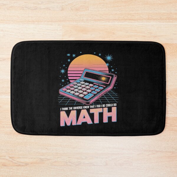 Item preview, Math Calculator Funny 80s Nerd designed and sold by LittleDame.