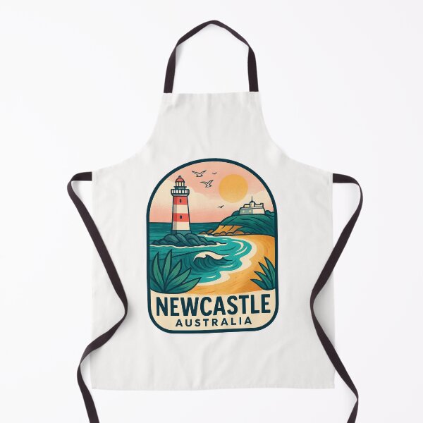 Item preview, Nobbys Lighthouse and Fort Scratchley in Newcastle NSW designed and sold by Places On Earth.