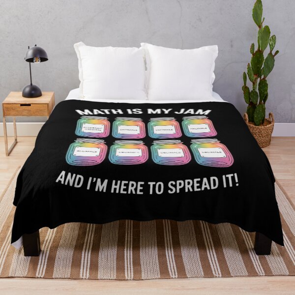 Item preview, Math is My Jam I'm Here to Spread Funny Math Teacher Tie Dye designed and sold by LittleDame.