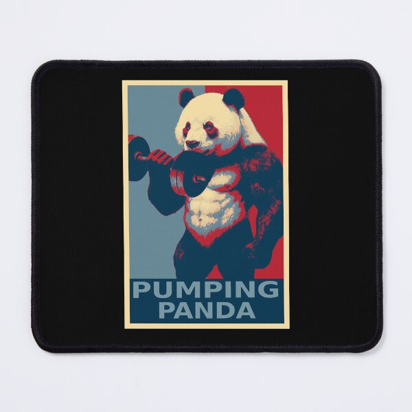 Item preview, Pumping Panda Weightlifting HOPE designed and sold by TrueArtsStore.