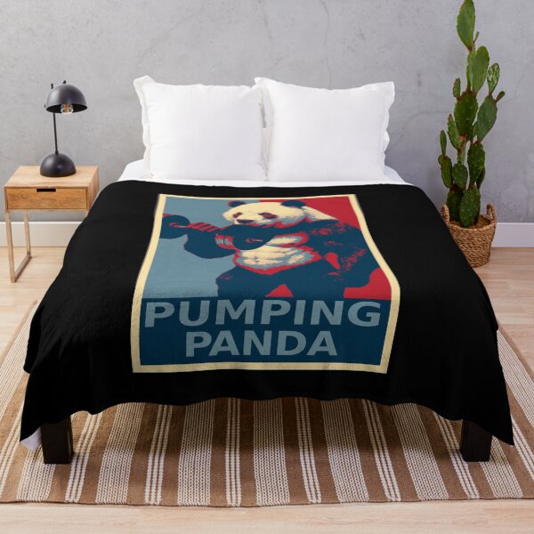 Item preview, Pumping Panda Weightlifting HOPE designed and sold by TrueArtsStore.