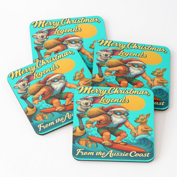Item preview, Santa goes Down Under designed and sold by Geep-OG-Design.