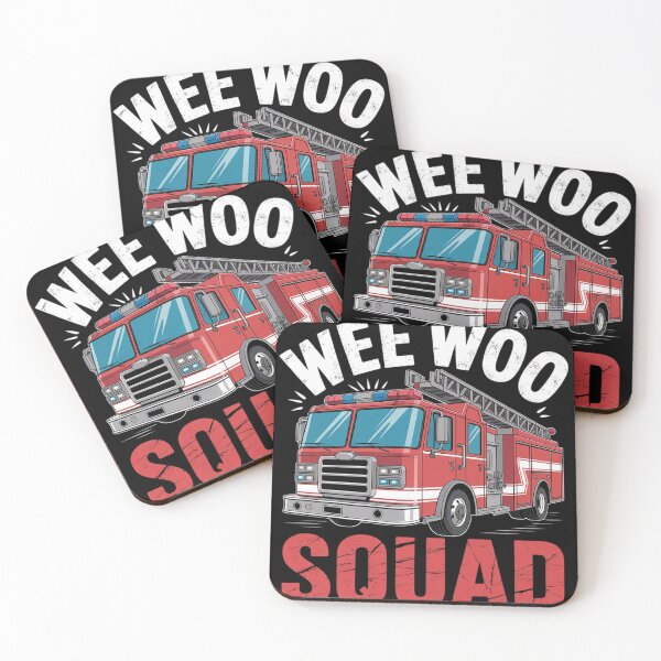 Item preview, Wee Woo Squad Firefighter Fire Truck Fireman Men Women 1  designed and sold by InspiredFoul.