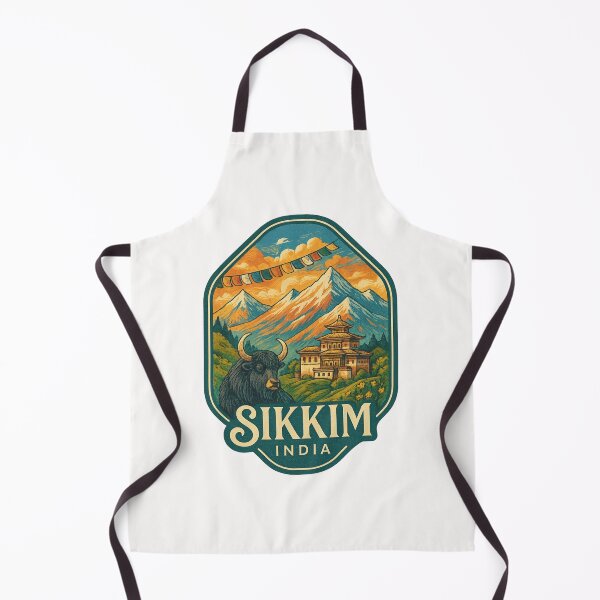 Item preview, Sikkim Mountain Monastery and Himalayan Yak designed and sold by Places On Earth.