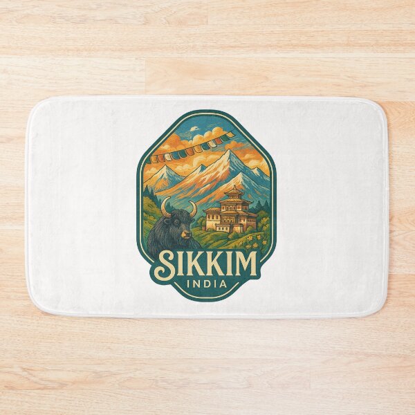 Item preview, Sikkim Mountain Monastery and Himalayan Yak designed and sold by Places On Earth.