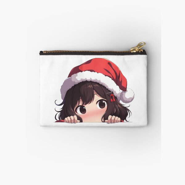 Item preview, Kancolle Fubuki Kantai Collection Chibi Kawaii Christmas Peeker Anime Girl Holiday Delight designed and sold by HumbertoValveno.