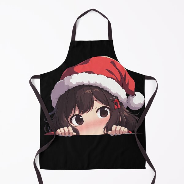 Item preview, Kancolle Fubuki Kantai Collection Chibi Kawaii Christmas Peeker Anime Girl Holiday Delight designed and sold by HumbertoValveno.