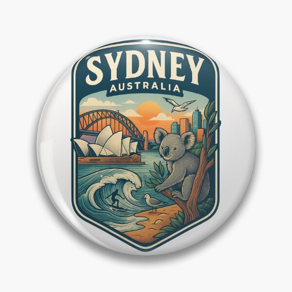 Item preview, Sydney Harbour Bridge with Opera House and Coastal Wildlife designed and sold by Places On Earth.