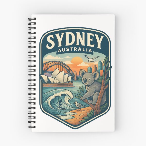 Item preview, Sydney Harbour Bridge with Opera House and Coastal Wildlife designed and sold by Places On Earth.