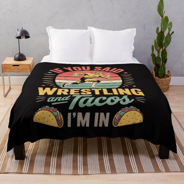 Item preview, Wrestling and Tacos Wrestle designed and sold by CareTopping.