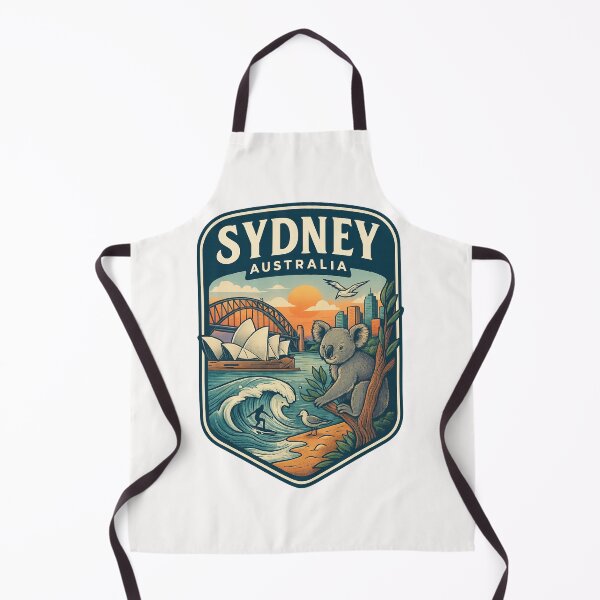 Item preview, Sydney Harbour Bridge with Opera House and Coastal Wildlife designed and sold by Places On Earth.