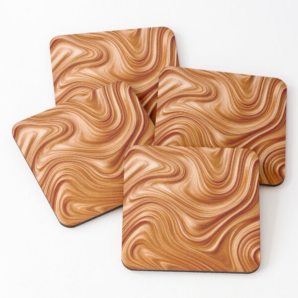 Item preview, Rose Gold Marble - Elegant Metallic Fluid Art designed and sold by Myra365Art.