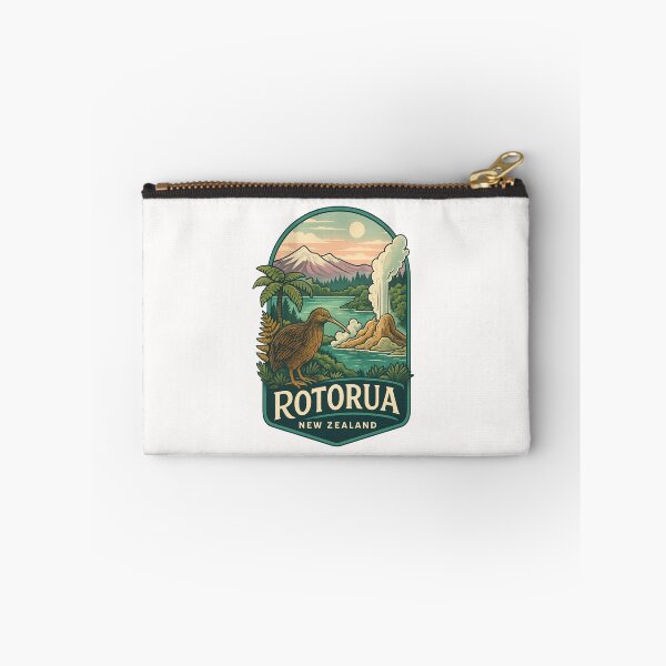 Item preview, Rotorua Geothermal Valley with Kiwi and Mount Tarawera designed and sold by Places On Earth.