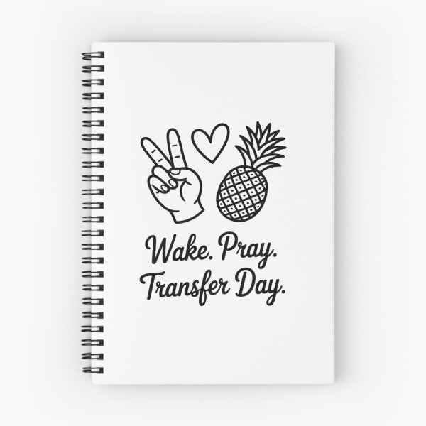 Item preview, Wake Pray Transfer Day designed and sold by CareTopping.