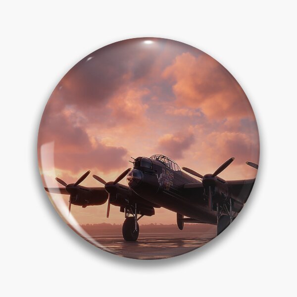 Item preview, Lincolnshire Airbase In Early Morning Glow with Mist Rising designed and sold by Skyframe Aviation.
