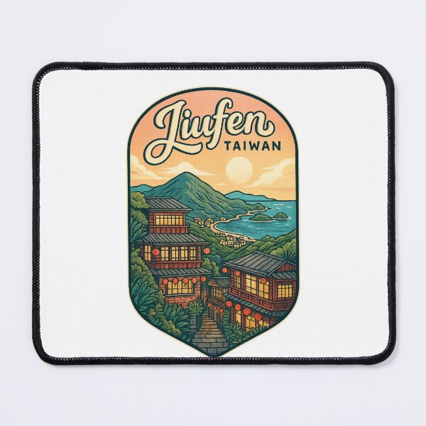 Item preview, Jiufen Mountain Coastline and Lantern Streets in New Taipei designed and sold by Places On Earth.