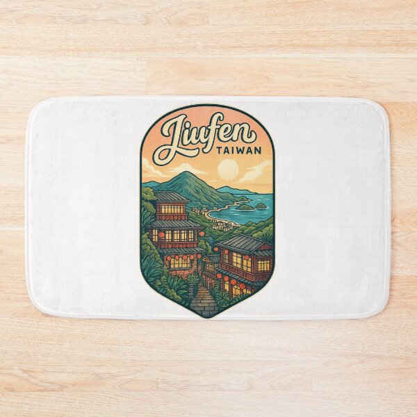 Item preview, Jiufen Mountain Coastline and Lantern Streets in New Taipei designed and sold by Places On Earth.
