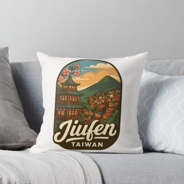 Item preview, Jiufen Old Street with Mountain Overlook in New Taipei designed and sold by Places On Earth.