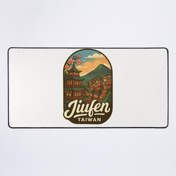 Item preview, Jiufen Old Street with Mountain Overlook in New Taipei designed and sold by Places On Earth.