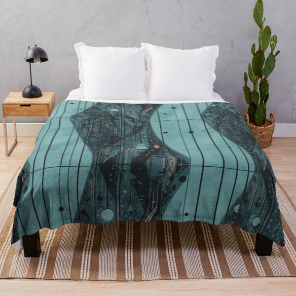 Item preview, Teal Techwave Geometric Pattern Futuristic Circuit Seamless Design designed and sold by Trueways.
