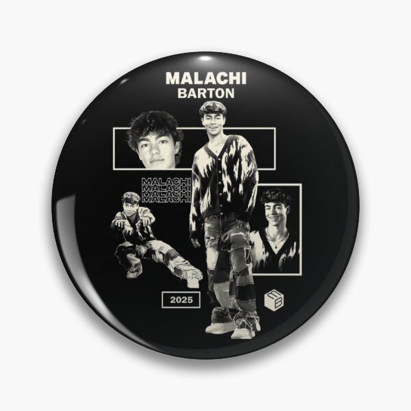 Item preview, Malachi Barton Aesthetic Edit – Retro Monochrome Fan Art Collage designed and sold by markelhovardt.