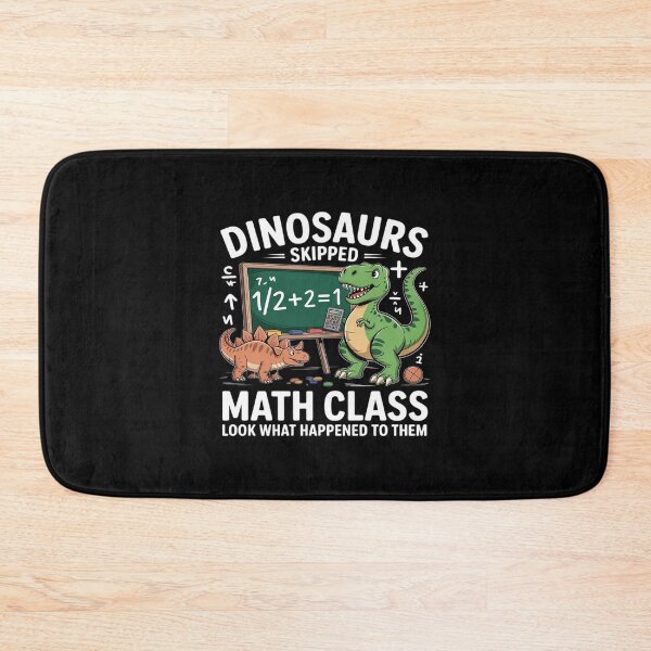 Item preview, Math Teacher Dinosaurs Skipped Math Class Funny Mathematics designed and sold by LittleDame.
