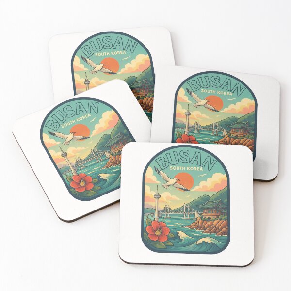 Item preview, Busan Skyline with Gwangan Bridge and Yongdusan Tower designed and sold by Places On Earth.