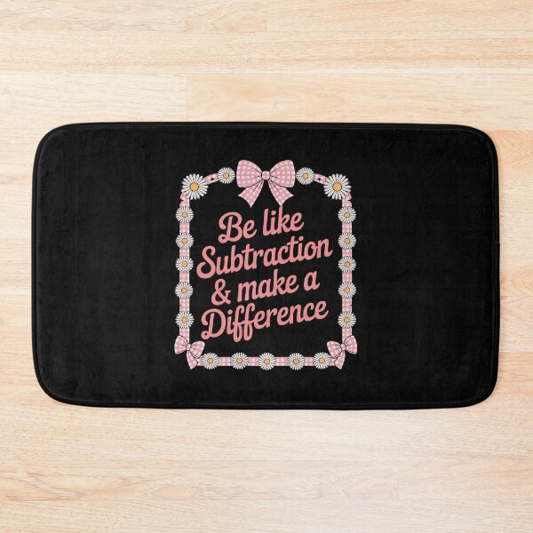Item preview, Math Teacher Lover Be Like Subtraction and Make A Difference designed and sold by LittleDame.