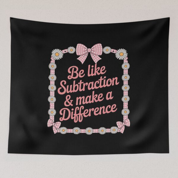 Item preview, Math Teacher Lover Be Like Subtraction and Make A Difference designed and sold by LittleDame.