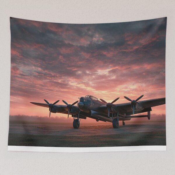 Item preview, Lincolnshire Dawn Airfield Under Soft Sunrise across the Tarmac designed and sold by Skyframe Aviation.