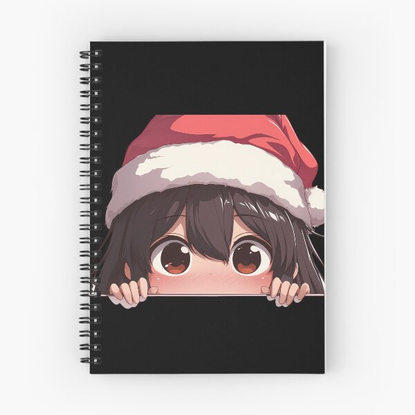 Item preview, Kancolle Akagi Kantai Collection Chibi Kawaii Christmas Peeker Anime Girl Holiday Magic designed and sold by HumbertoValveno.