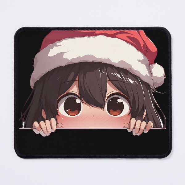 Item preview, Kancolle Akagi Kantai Collection Chibi Kawaii Christmas Peeker Anime Girl Holiday Magic designed and sold by HumbertoValveno.