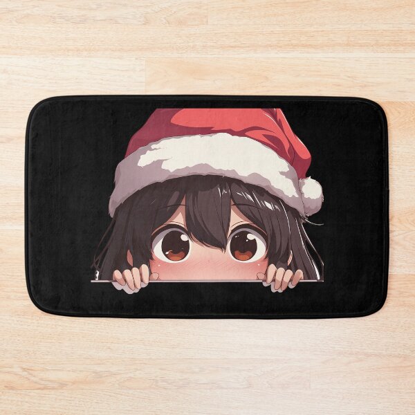 Item preview, Kancolle Akagi Kantai Collection Chibi Kawaii Christmas Peeker Anime Girl Holiday Magic designed and sold by HumbertoValveno.