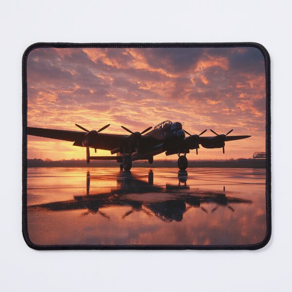 Item preview, Early Morning Airfield During First Light against the Horizon designed and sold by Skyframe Aviation.