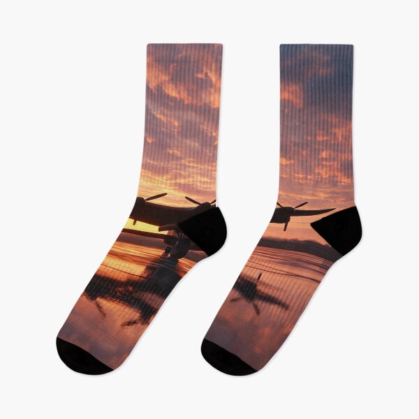 Item preview, Early Morning Airfield During First Light against the Horizon designed and sold by Skyframe Aviation.