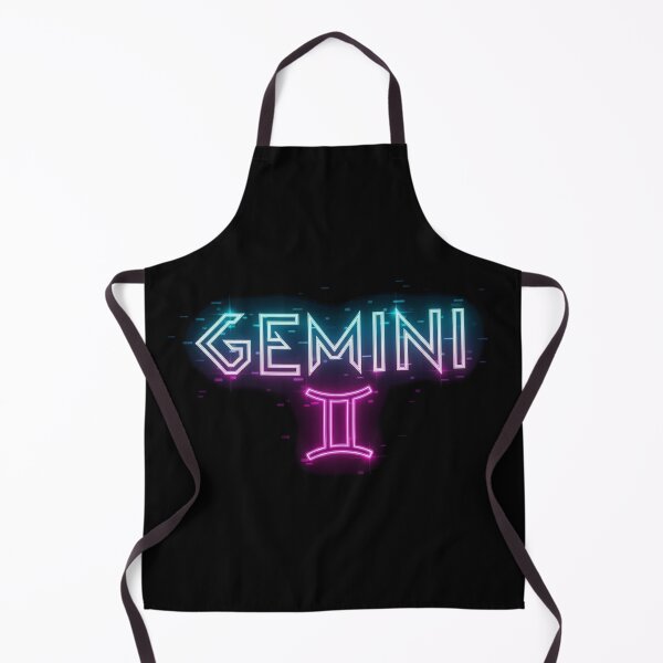 Item preview, Neon Gemini Glitch Sign designed and sold by ZodiacWonders.
